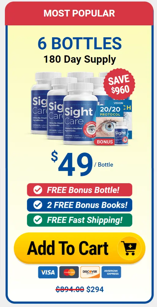 Sight Care 6 bottle